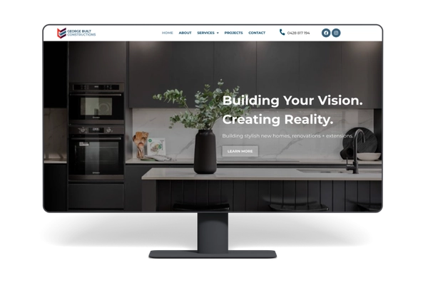 George Built Constructions - Website Design